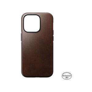 Nomad Modern Leather MagSafe Case iPhone 14 Pro tmavě hnědá