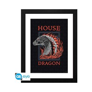 Obraz v rámu House of the Dragon - Red Dragon