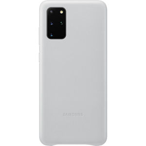 Samsung Leather Cover kryt Galaxy S20+ (EF-VG985LSEGEU) světle šedý