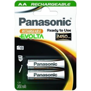 Panasonic EVOLTA (Ready to Use) AA nabíjecí baterie 2450mAh (2ks)