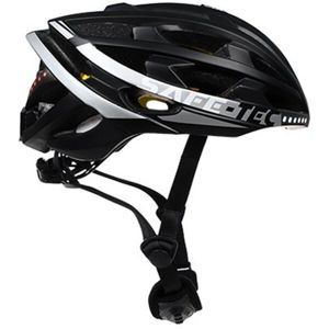 Safe-Tec TYR 3 chytrá helma na kolo L (58cm - 61cm) černá-stříbrná