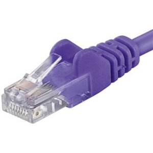 PremiumCord Patch kabel UTP RJ45-RJ45 CAT6 10m fialový