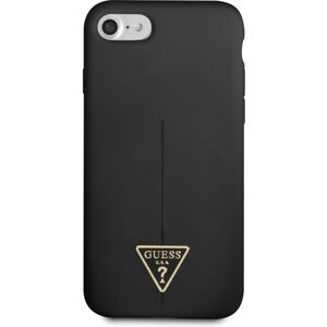 Guess Silicone Line Triangle kryt iPhone 7/8/SE (20/22) černý