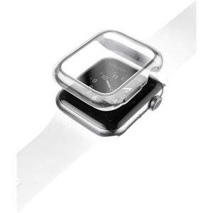 UNIQ Garde Hybrid TPU+PC pouzdro Apple Watch Series 4/5 (44mm) čiré