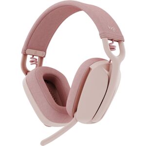 Logitech Zone Vibe 100 bezdrátová sluchátka růžové