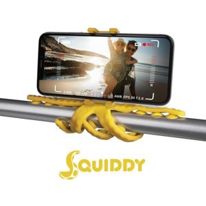 CELLY Squiddy univerzální držák pro telefony do 6,2" žlutý