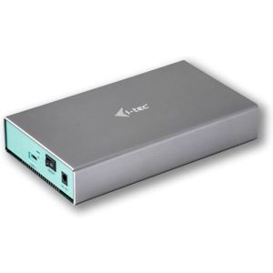 i-tec MySafe USB-C 3.5" SATA HDD kovový externí box