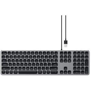 Satechi Aluminum keyboard s číselnou klávesnicí US vesmírně šedá