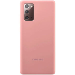Samsung Silicone Cover kryt Galaxy Note20 (EF-PN980TAEGEU) bronzové