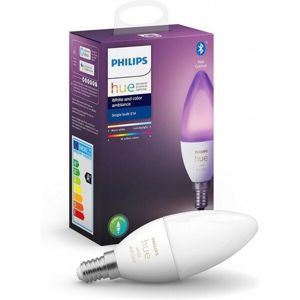 Philips Hue White and Color Ambiance Bluetooth žárovka LED E14/B39 6W 470lm