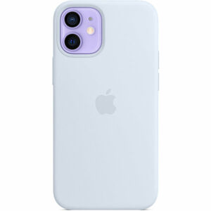 Apple silikonový kryt s MagSafe na iPhone 12 mini nebesky modrý