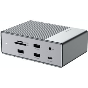 HyperDrive GEN2 18v1 USB-C hub stříbrný