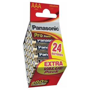 Panasonic Pro Power AAA alkalická baterie (24ks)