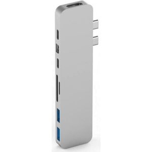 HyperDrive PRO USB-C Hub MacBook Pro stříbrný