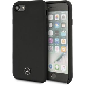 Mercedes Liquid silikonový kryt iPhone 7/8/SE (2020) černý
