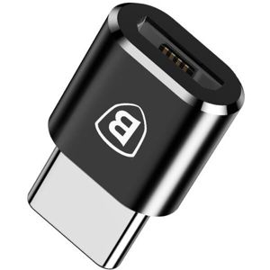 Baseus microUSB USB C redukce černá