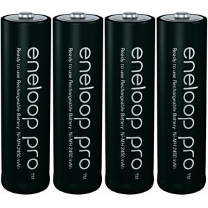 Panasonic eneloop Pro AA nabíjecí baterie, 2450mAh, 4ks