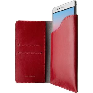 FIXED Pocket Book kožené pouzdro Apple iPhone 6/6S/7/8 červené