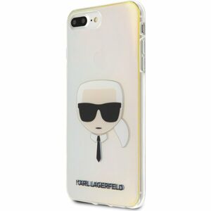 Karl Lagerfeld PC/TPU Head kryt iPhone 7/8 Plus duhový