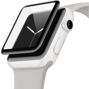 Belkin 3D Screenforce UltraCurve ochranné sklo Apple Watch Series 2/3 42mm černé (eko-balení)
