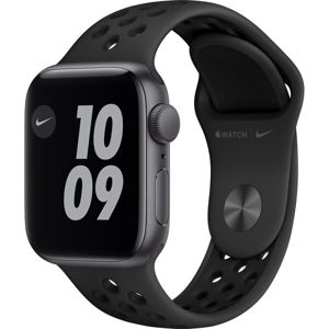 Apple Watch Nike SE (2020) 40mm vesmírně šedý hliník s antracitovým / černým sportovním řemínkem