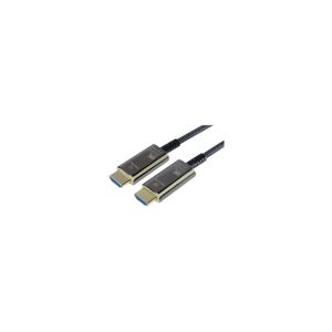 PremiumCord Ultra High Speed HDMI 2.1 optický fiber kabel 8K@60Hz, 10m zlacené