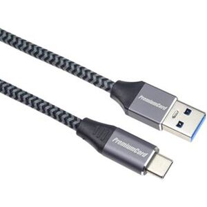 PremiumCord kabel USB-C - USB 3.0 A (USB 3.2 generation 1, 3A, 5Gbit/s) 0,5m oplet