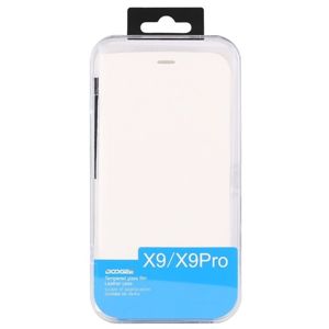 DOOGEE X9/X9 PRO flip pouzdro + ochranné sklo bílé