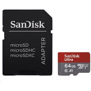 SanDisk Ultra microSDXC 64 GB A1 Class 10 UHS-I + adapter SD