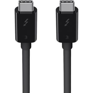 Belkin ThunderBolt 3 (USB-C/USB-C) datový a napájecí kabel, 100W, 0,8m