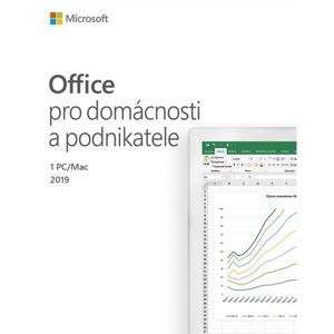 Microsoft Office pro domácnost a podnikatele 2019 CZ