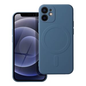 Smarty Mag silikonový kryt s MagSafe iPhone 12 Mini modrý