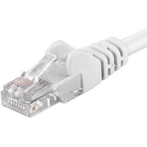 PremiumCord Patch kabel UTP RJ45-RJ45 level 5e 10m bílý