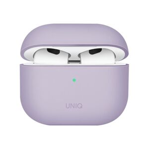 UNIQ Lino Hybrid Liquid silikonové pouzdro AirPods 2021 fialové