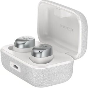 Sennheiser Momentum 4 TWS bezdrátová sluchátka, bílá/stříbrná