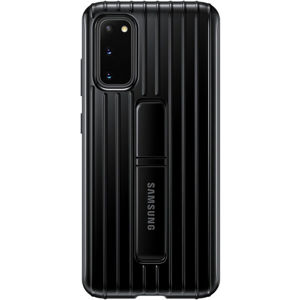 Samsung tvrzený ochranný zadní kryt se stojánkem Galaxy S20+ (EF-RG985CBEGEU) černý