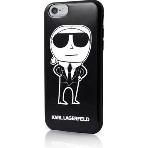 Karl Lagerfeld K-Team KLHCP6HTKKA TPU pouzdro iPhone 6/6S černé