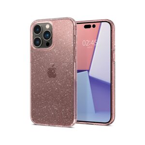 Spigen Liquid Crystal Glitter iPhone 14 Pro růžový