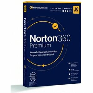 Norton 360 Premium 75GB CZ 1 uživatel pro 10 zařízení na 12 měsíců