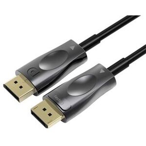 PremiumCord Optický DisplayPort 1.4 přípojný kabel M/M 25m