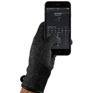 MUJJO dvouvrstvé dotykové rukavice pro SmartPhone (S) černé