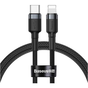 Baseus Cafule kabel s USB-C (PD) Lightning 18W 1m černý