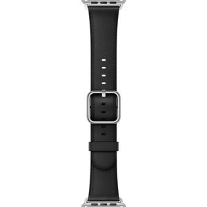 Apple Watch kožený řemínek s klasickou přezkou 42/44mm černý