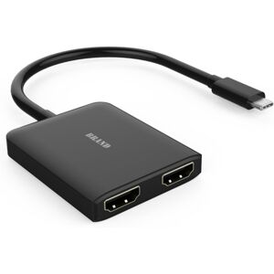 PremiumCord MST Adaptér USB3.1 typ-C 2x HDMI černý