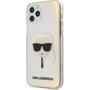 Karl Lagerfeld PC/TPU Head kryt iPhone 12/12 Pro 6.1" duhové