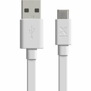 Xtorm Flat USB-A/USB-C plochý kabel 1 m bílý