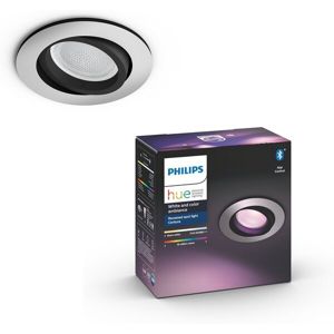 Philips Hue Centura White and Color Ambiance Bluetooth zápustné svítidlo LED GU10 5,7W 350lm hliník