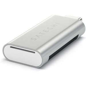 Satechi USB C čtečka karet stříbrná