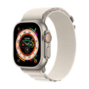 Apple Watch 49mm hvězdně bílý alpský tah - S