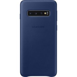 Samsung EF-VG973LN kožený zadní kryt Samsung Galaxy S10 námořně modrý
